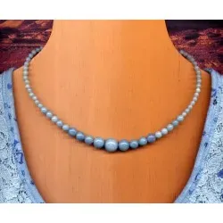 Collier Victoria Amazonite bleue